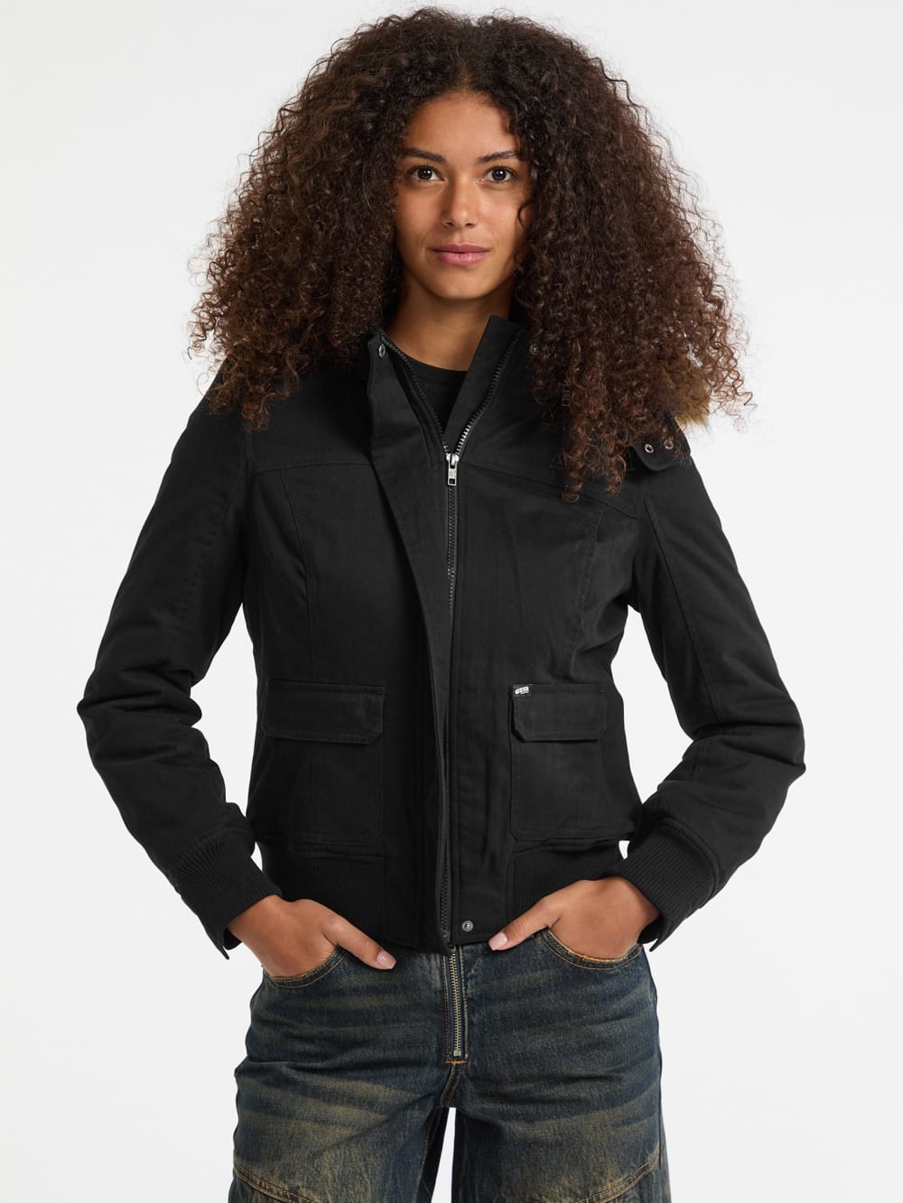 GUESS Originals Eco Faux-Fur Hooded Parka - Image 5