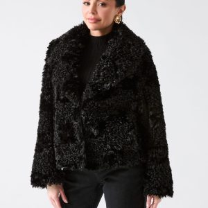 Margot Longline Faux-Fur Coat