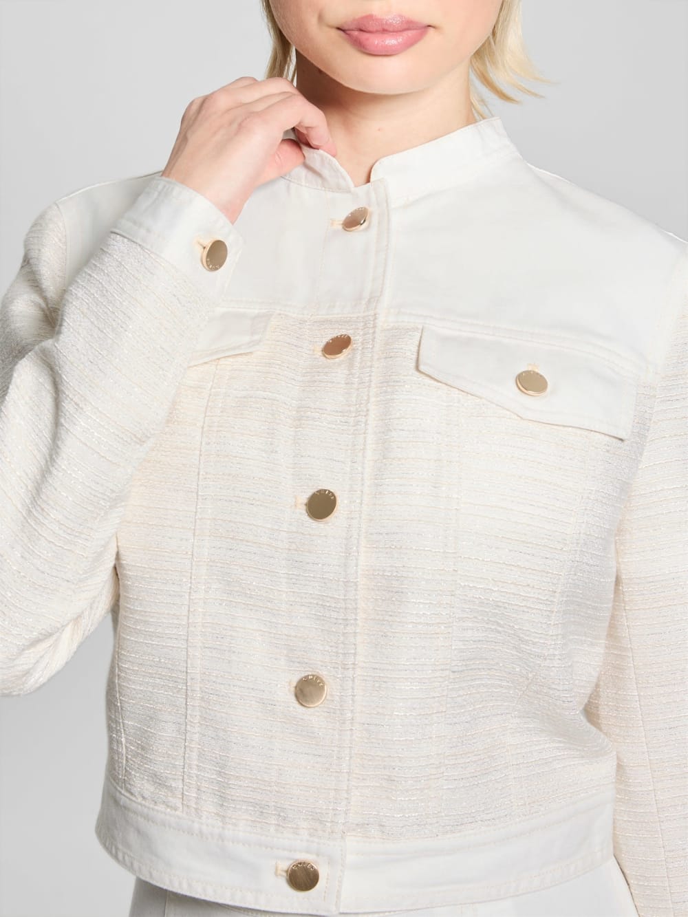 Elsie Tweed and Denim Jacket - Image 2