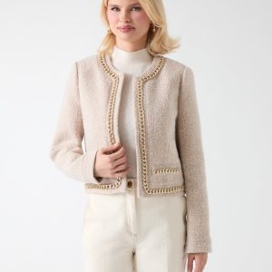 Helene Cropped Tweed Jacket