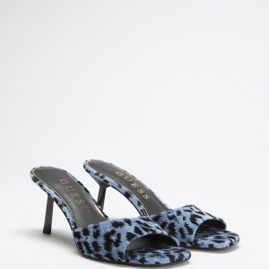 Carisse Velvet Stiletto Mule Sandals