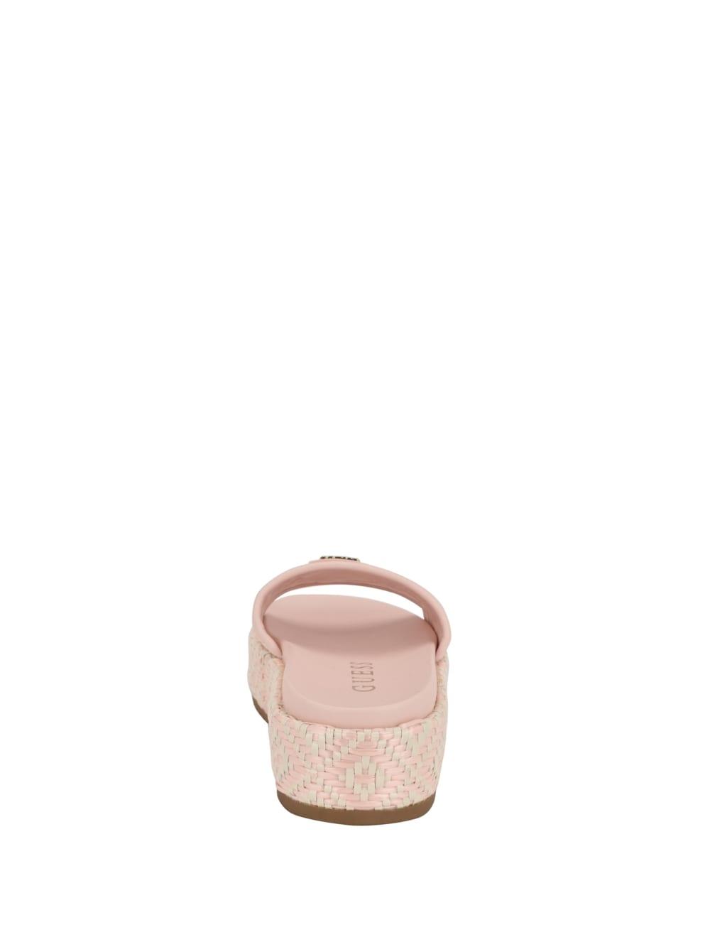 Longoh Raffia Platform Slide Sandals - Image 3