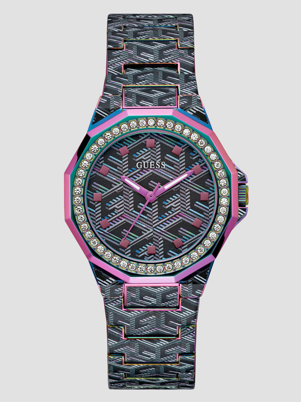 Multi-Tone G-Cube Analog Watch