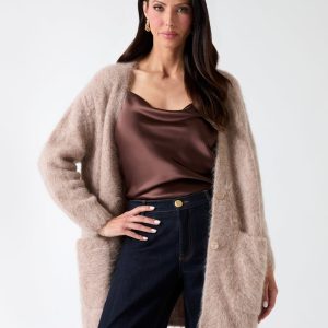 Michaela Alpaca-Blend Cardigan
