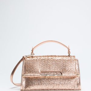 Alia Textured Satchel