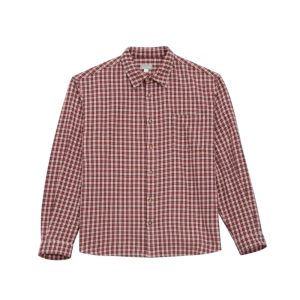 Plaid Button-Up Shirt