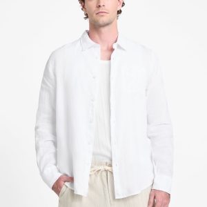 Eco Napa Linen-Blend Shirt