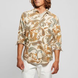 Eco Linen Paisley Shirt