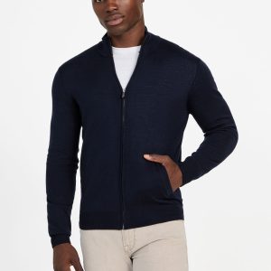 Fred Full-Zip Wool Sweater