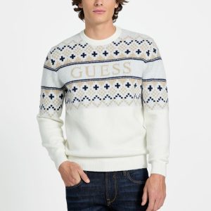 Nordic wool-blend logo sweater