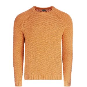 open herringbone sweater