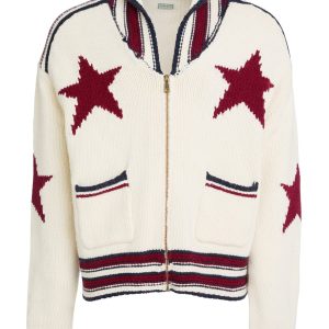 jacquard cardigan