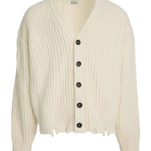 frayed cardigan