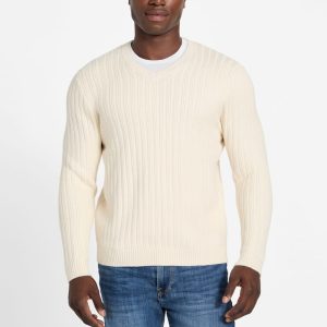 Eco Bryson Texture V-Neck Sweater