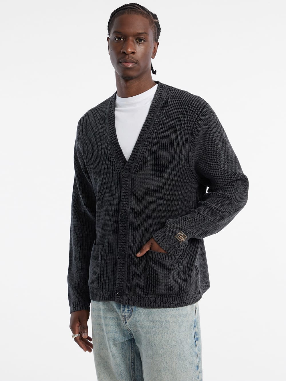 GUESS Originals Eco Washed Cardigan