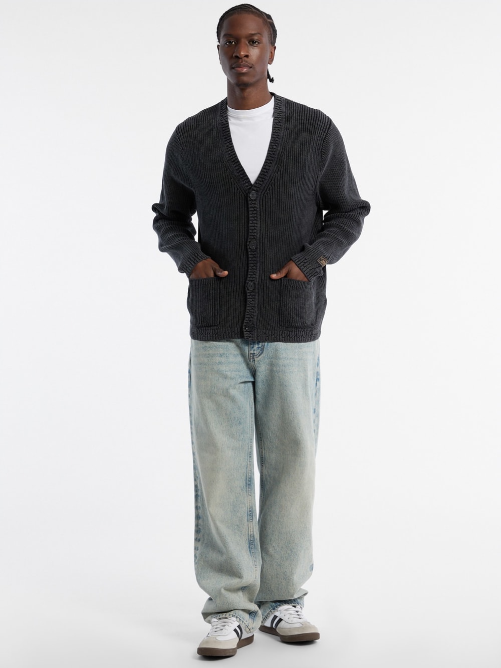 GUESS Originals Eco Washed Cardigan - Image 2