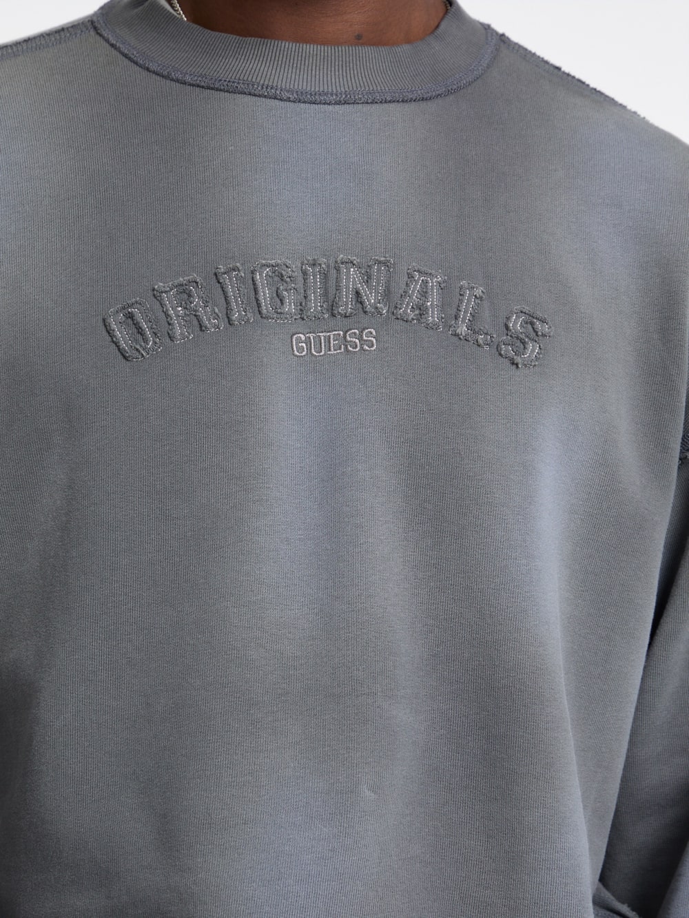 GUESS Originals Eco Boxy Applique Crewneck - Image 3