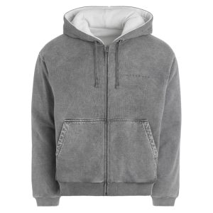 reversible zip hoodie