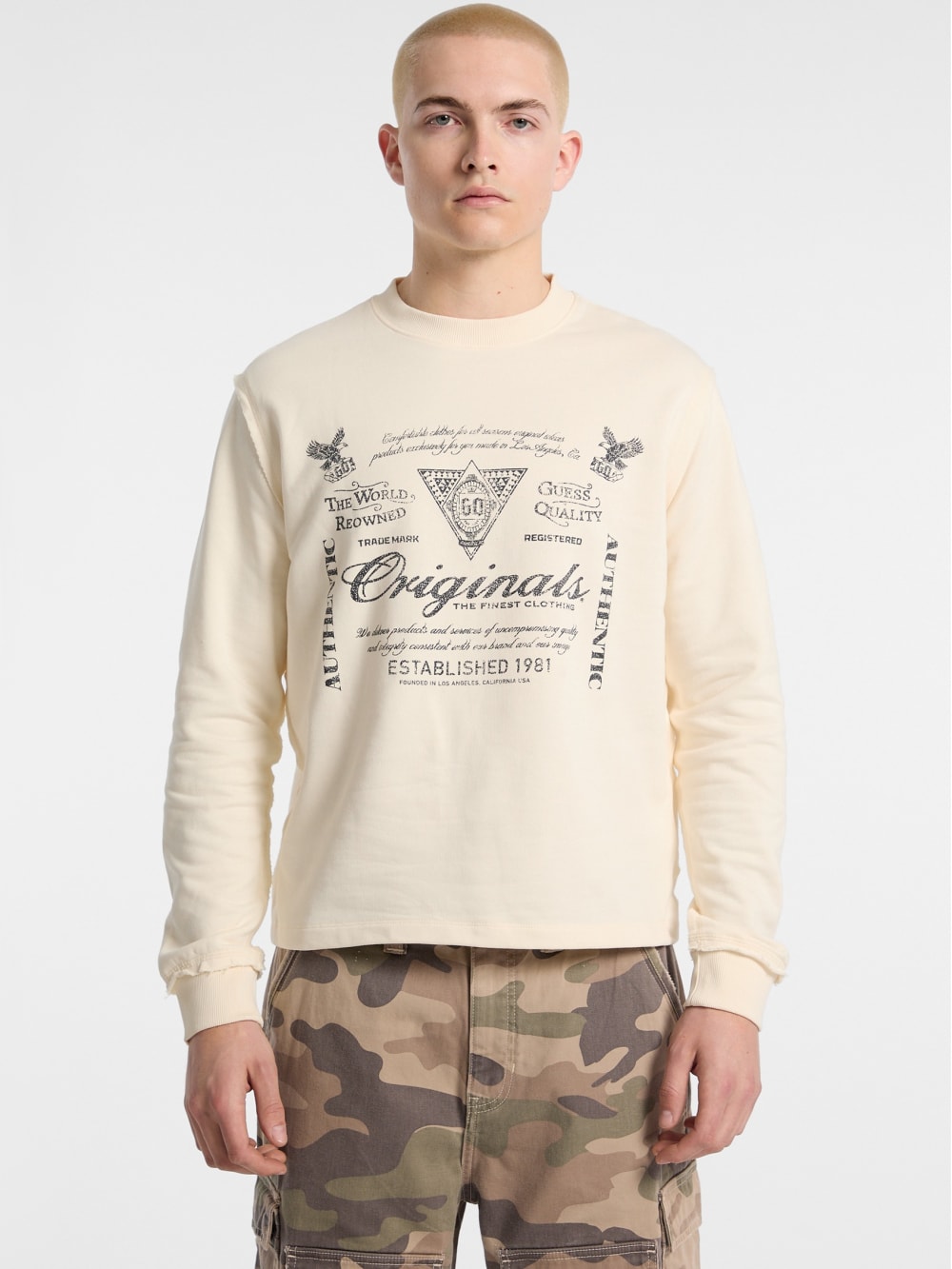 GUESS Originals Eco Lightweight Crewneck