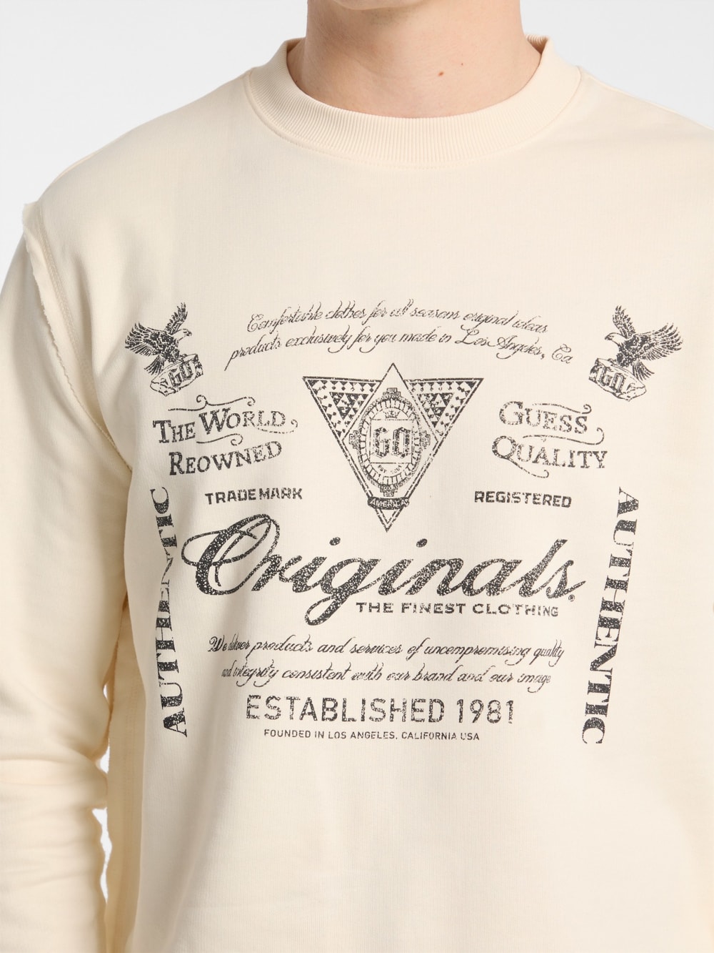 GUESS Originals Eco Lightweight Crewneck - Image 3