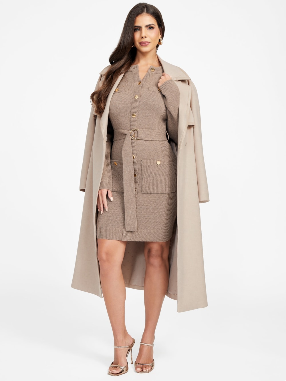 Afrah Pockets Sweater Dress - Image 2