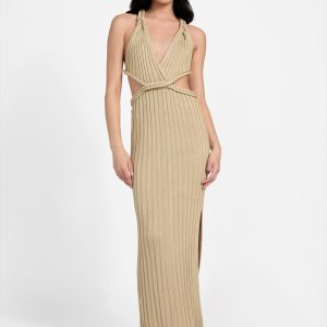 Vanya Ribbed Maxi Dress