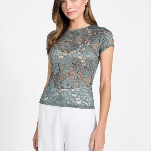 Floral lace top