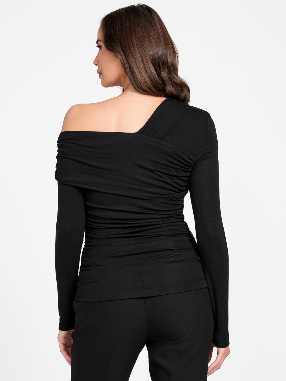 Eco Astrid Asymmetric Draped Top - Image 4