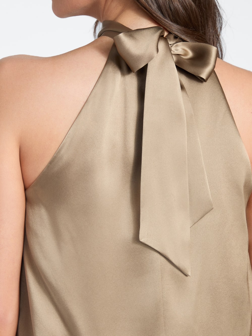 Elisa Silk Halter Top - Image 5