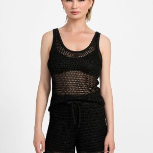 Ava Open-Stitch Tank