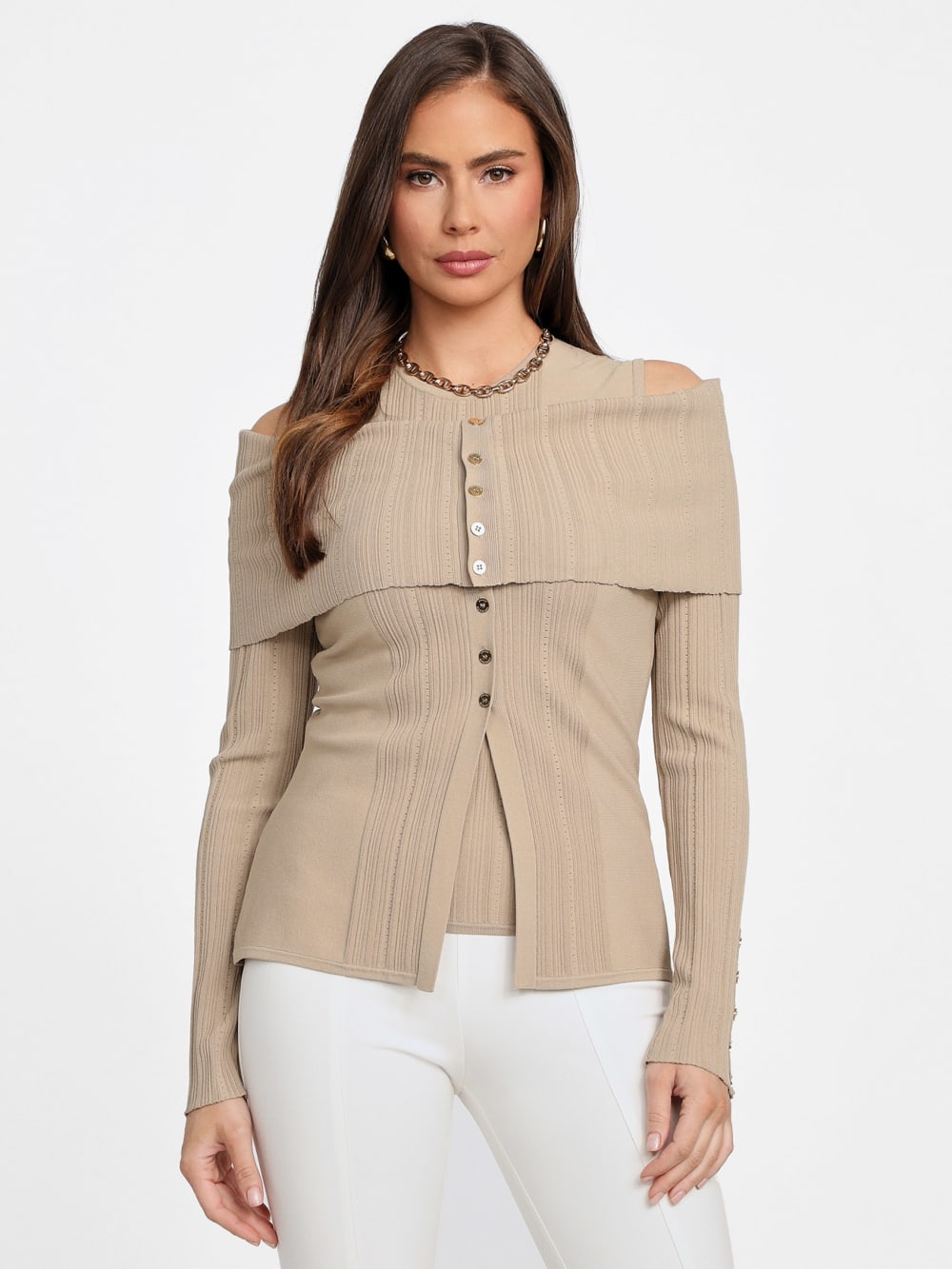 Giada Top & Cardigan Set