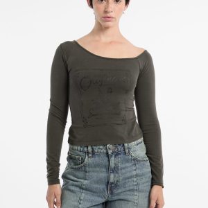 GUESS Originals Off-the-Shoulder Tee