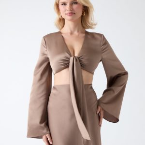 Eco Monica Tie-Front Top