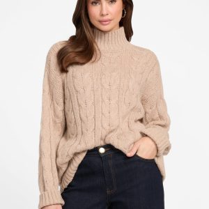 Aida Maxi Cable-Knit Sweater