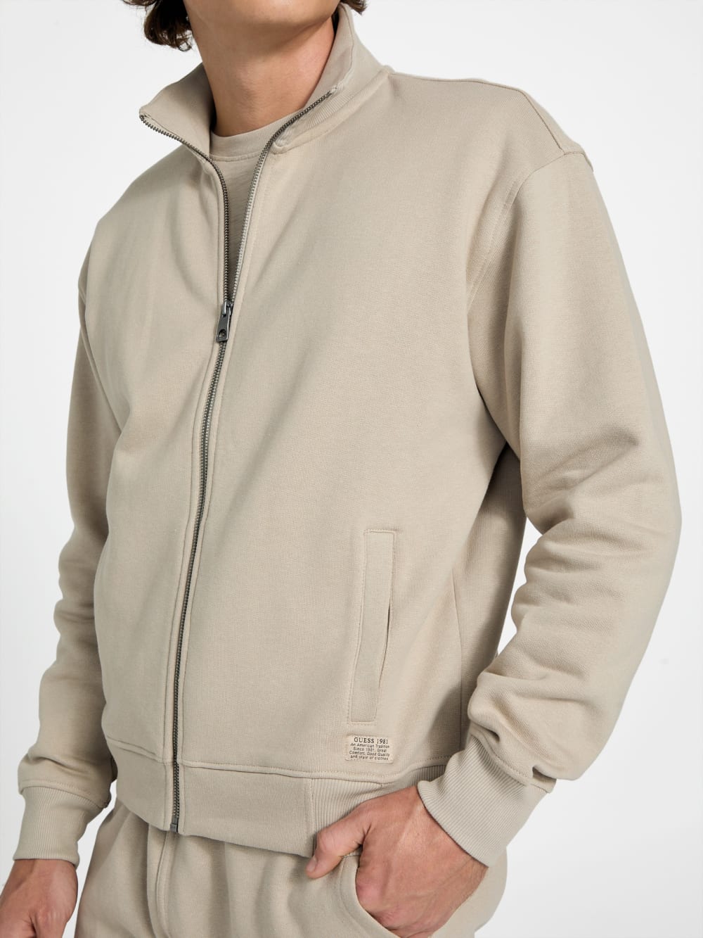 Eco 1981 Label Mock Neck Jacket - Image 3