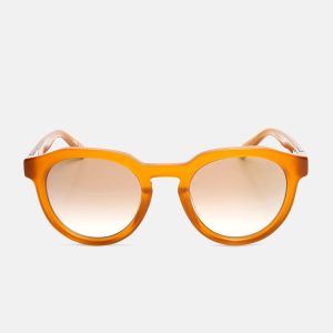 Oversized Round Plastic Sunglasses