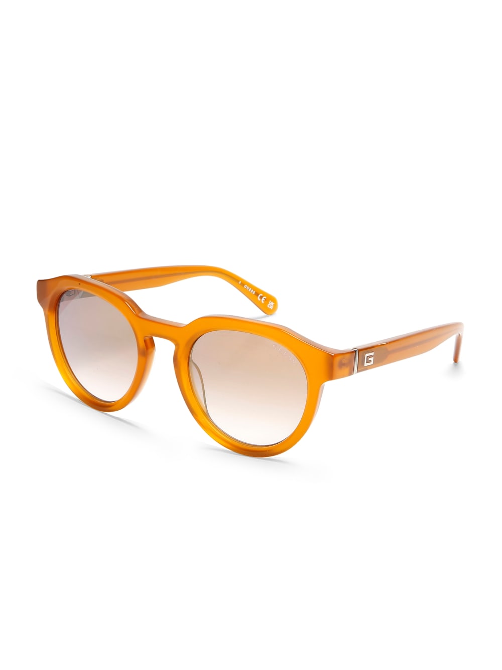 Oversized Round Plastic Sunglasses - Image 2