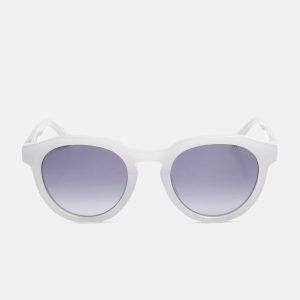Oversized Round Plastic Sunglasses