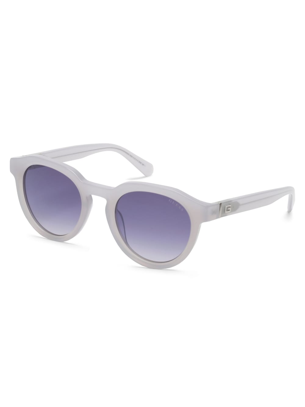Oversized Round Plastic Sunglasses - Image 2