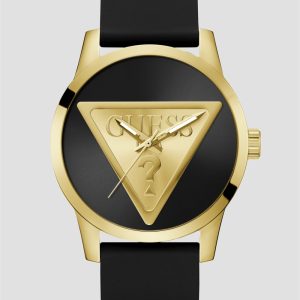 Gold-Tone and Black Analog Watch
