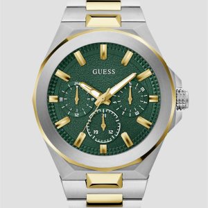 Multi-Tone and Green Multifunction Watch