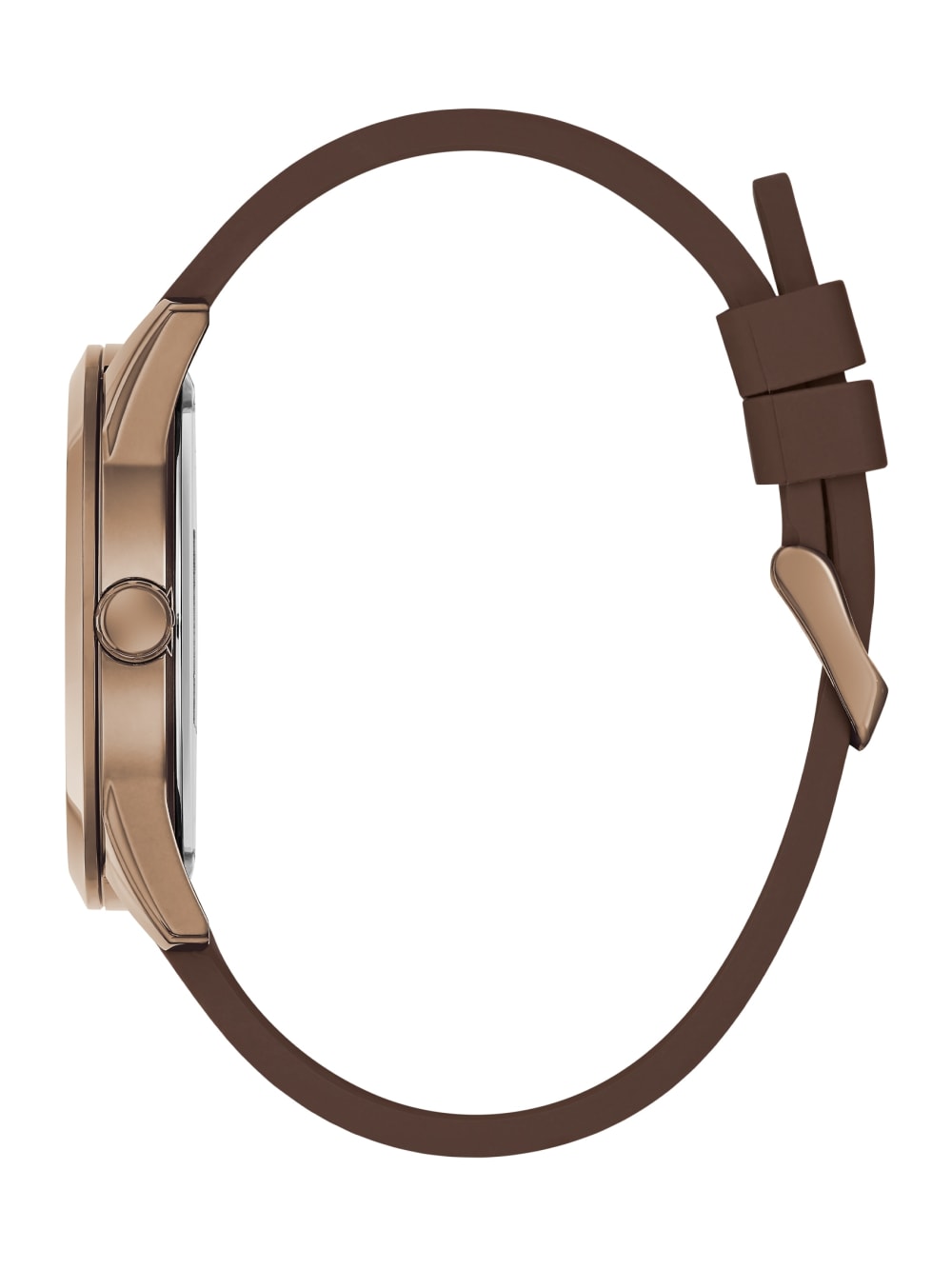 Blue and Brown Silicone Analog Watch - Image 2
