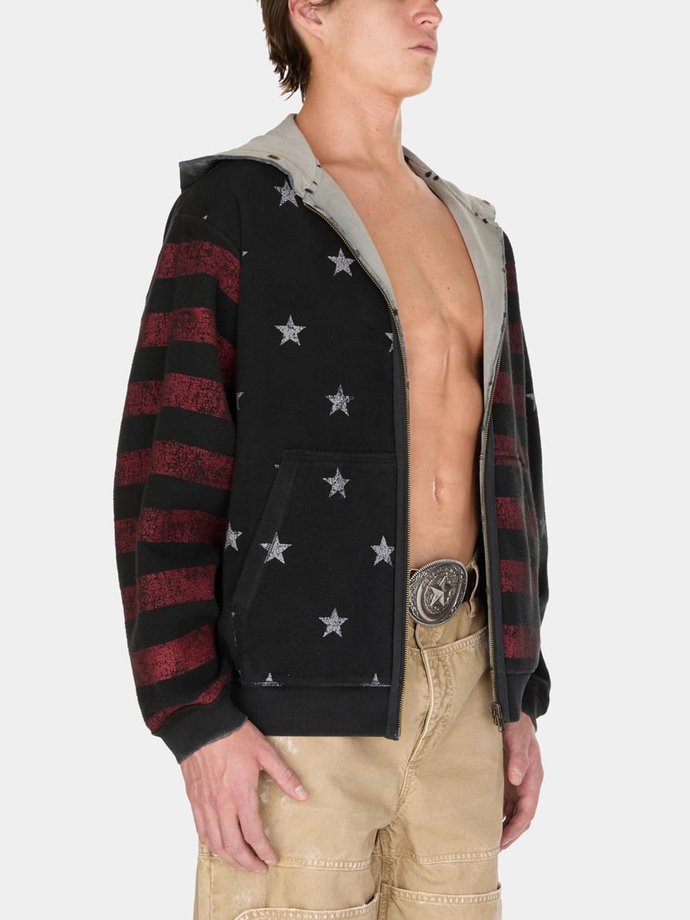 vintage washed reversible sweatshirt - Image 7