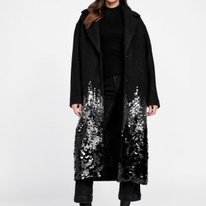 Vicky Sequin Knit Coat
