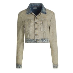 reversed trucker jacket
