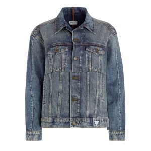 oversized pieced denim jacket