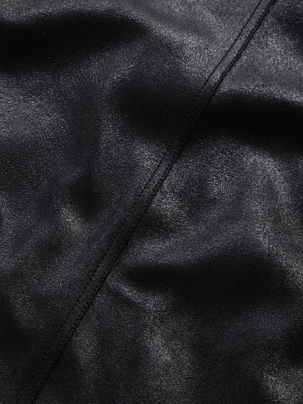 crackled leather moto jacket - Image 10