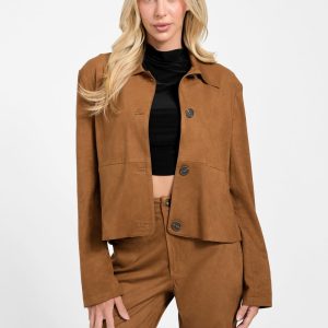 Aria Faux-Suede Jacket