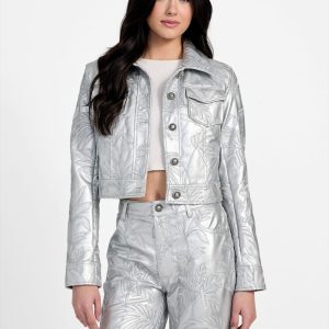 Clelia Embroidered Trucker Jacket