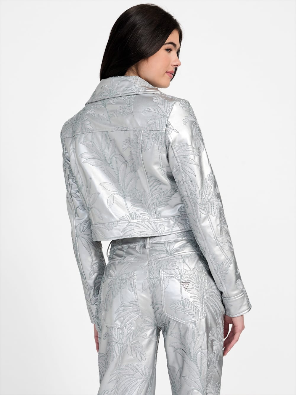 Clelia Embroidered Trucker Jacket - Image 4